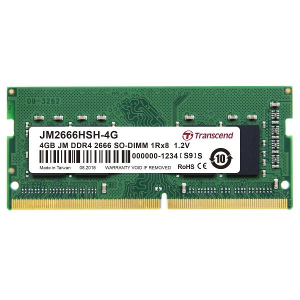 Transcend 4GB JM DDR4 2666 SO-DIMM 1RX8
